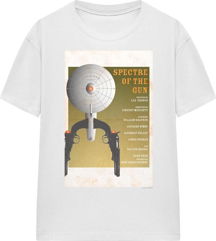 Star Trek - "The Original Series Episode 61" T-Shirt für Herren/Damen Uni TV16760 (S) (Weiß)