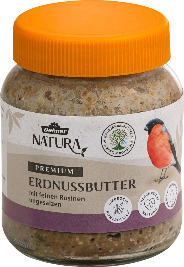 Erdnussbutter Für Wildvögel | Vogelfutter Im Glas | Alles Für Vögel