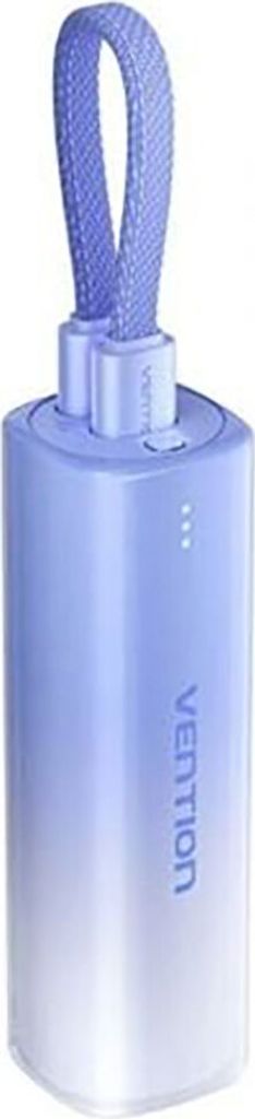 Vention FHWL0 Tragbarer Akku mit Kabel, 5000 mAh, 20 W, USB-C, Lightning, Blau