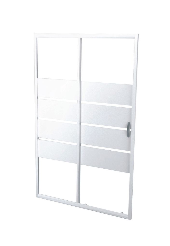 ONDEE ZEN – Duschkabine SHIVA – Schiebetür – Ausführung: Weiß – 120 x 190 cm