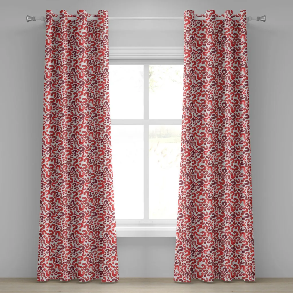 Rideau pour chambre d'ado ou bureau créatif motif esquisse 280x175 cm