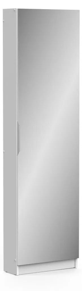 Meuble à Chaussures avec Miroir L50 cm - Armoire de Rangement Entrée