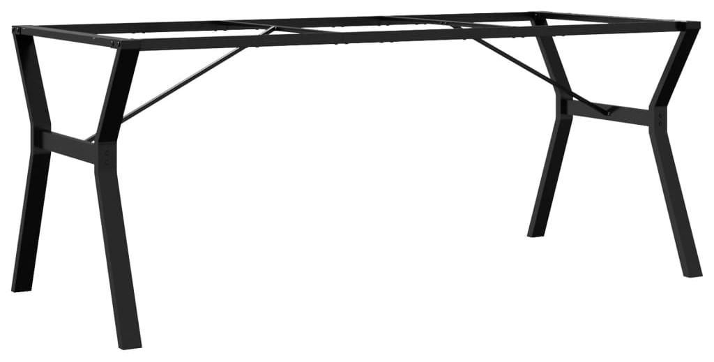 vidaXL Rám jedálenského stola v tvare Y 180x80x73 cm oceľ Obrázok produktu 