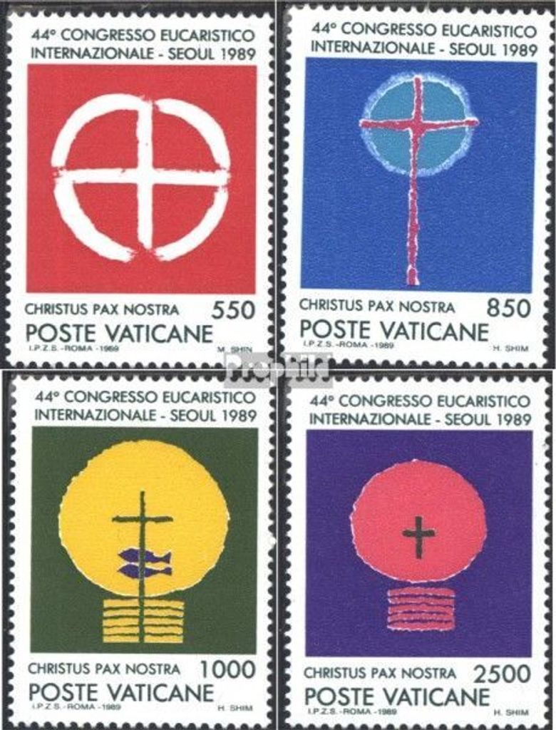 Briefmarken Vatikanstadt 1989 Mi 984-987 (kompl.Ausg.) Produktbild 