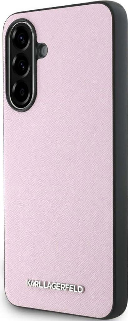 Etui Lagerfeld Saffiano Samsung Galaxy A56 5G - z różowym Zdjęcie produktu 