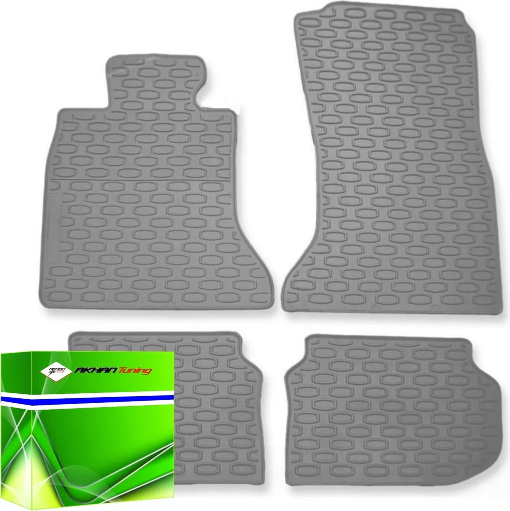 Tappetini Luxury Gomma Grigio DK0331 per BMW Serie 3 E90 Berlina