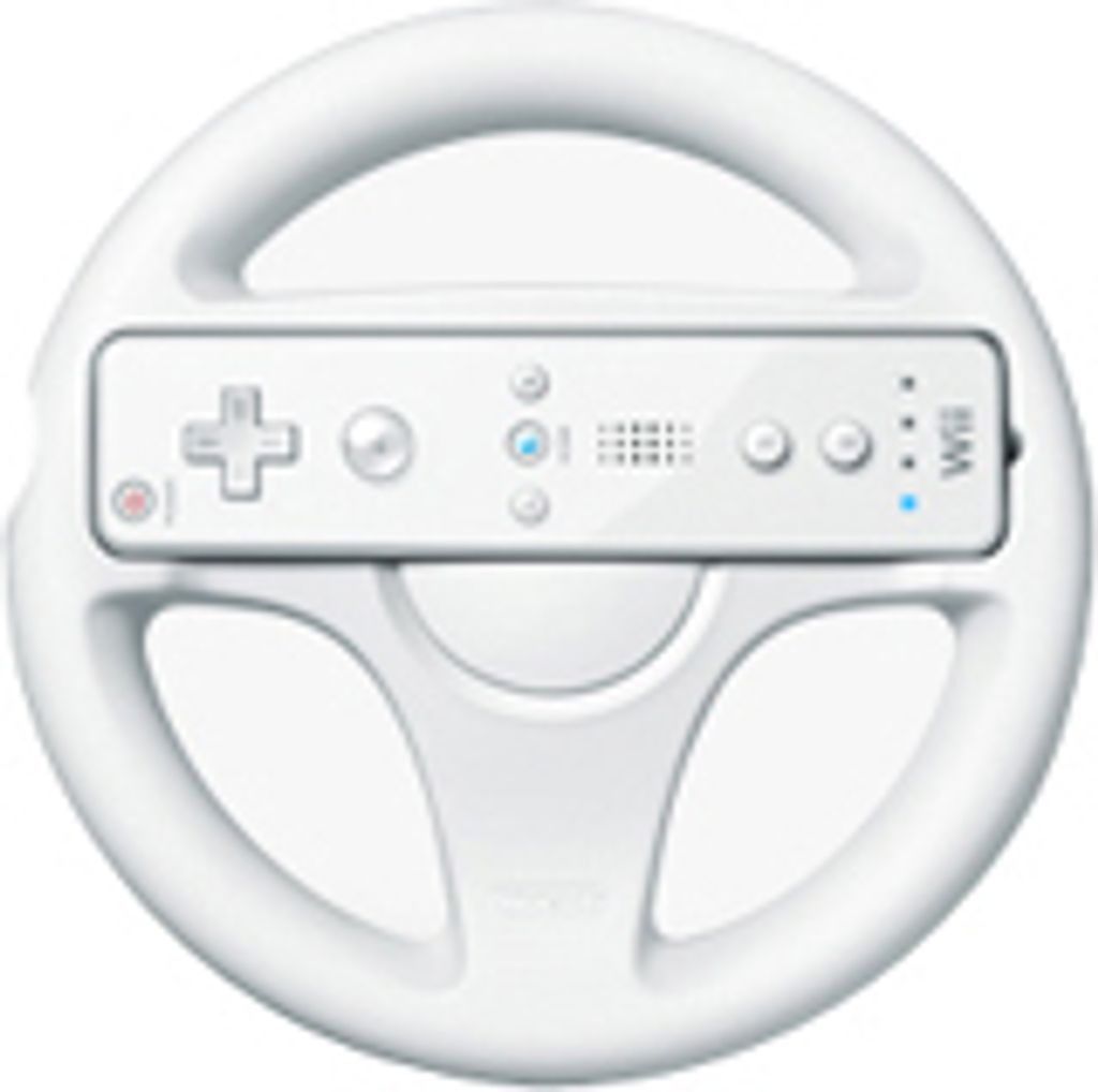 Original Nintendo Mario Kart Wii Lenkrad / Wheel Weiß Produktbild 4