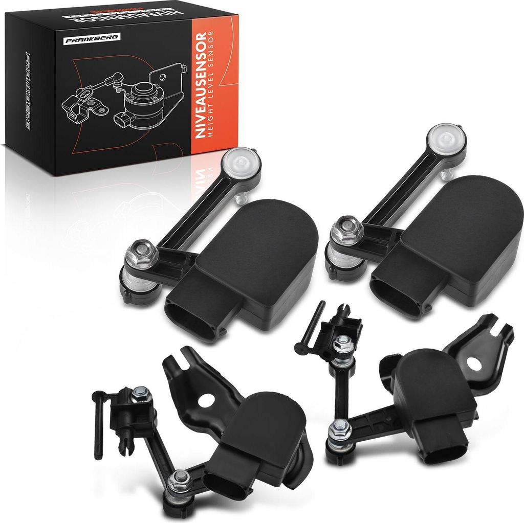 Frankberg 4x Höhensensor Vorne Hinten für VW Touareg Audi Q7 4LB