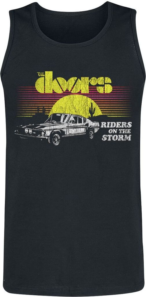 The Doors Tank-Top Herren Riders On The Storm schwarz XXL