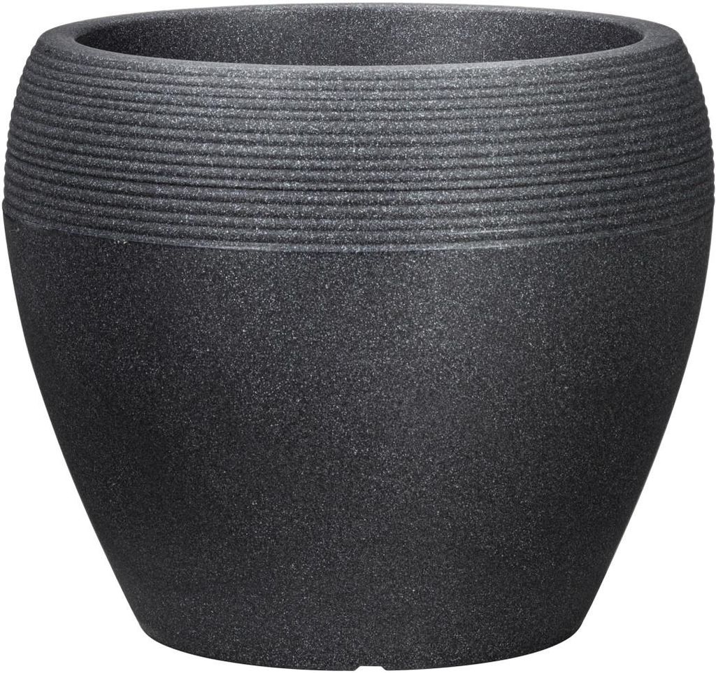 Scheurich 282/30 Pflanzgefäß Lineo Schwarz Granit - 28,65 Produktbild 
