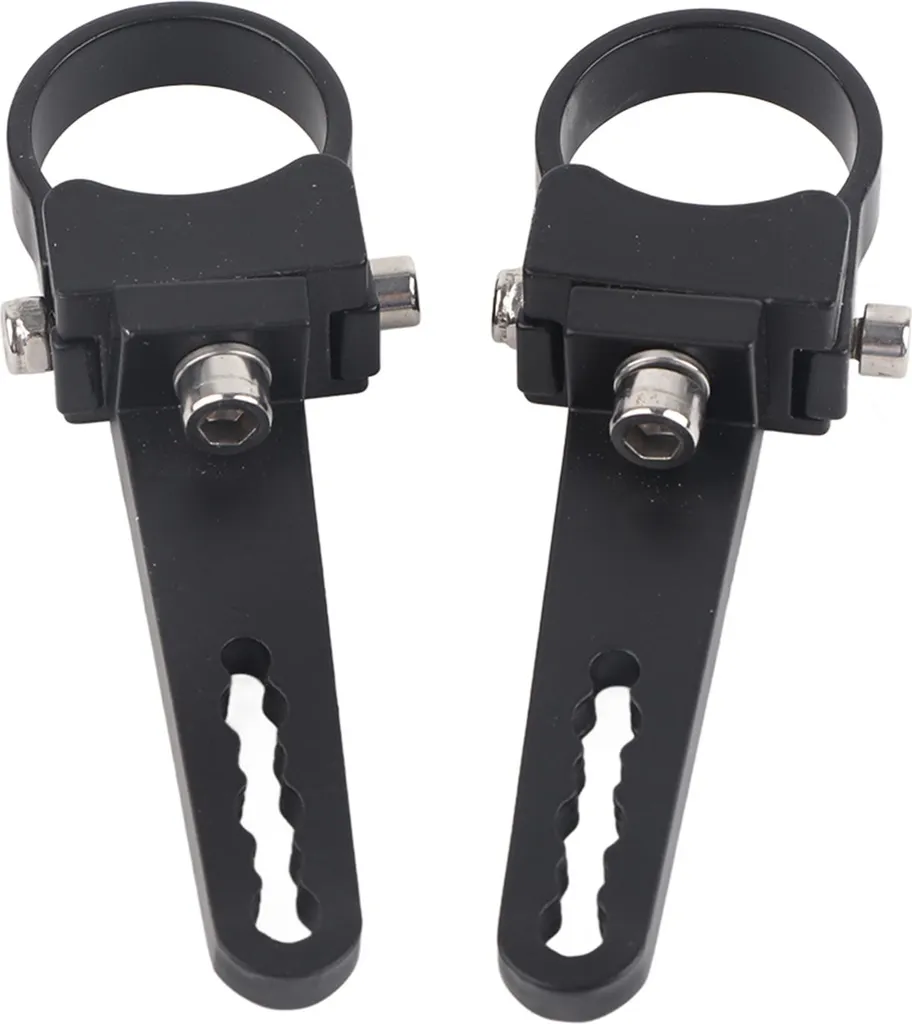 Set Morsetti Staffa Di Montaggio In Alluminio Per Barre LED – Rotazione 360°, Adatto Per Auto, Camion, SUV, Tubi Da 1-3 Pollici