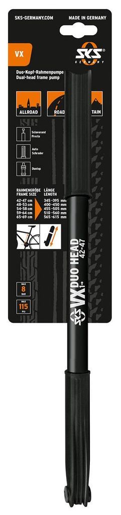 Pompe à air SKS VX , longueur 1 : 345-395 mm, noir (tête Image du produit 