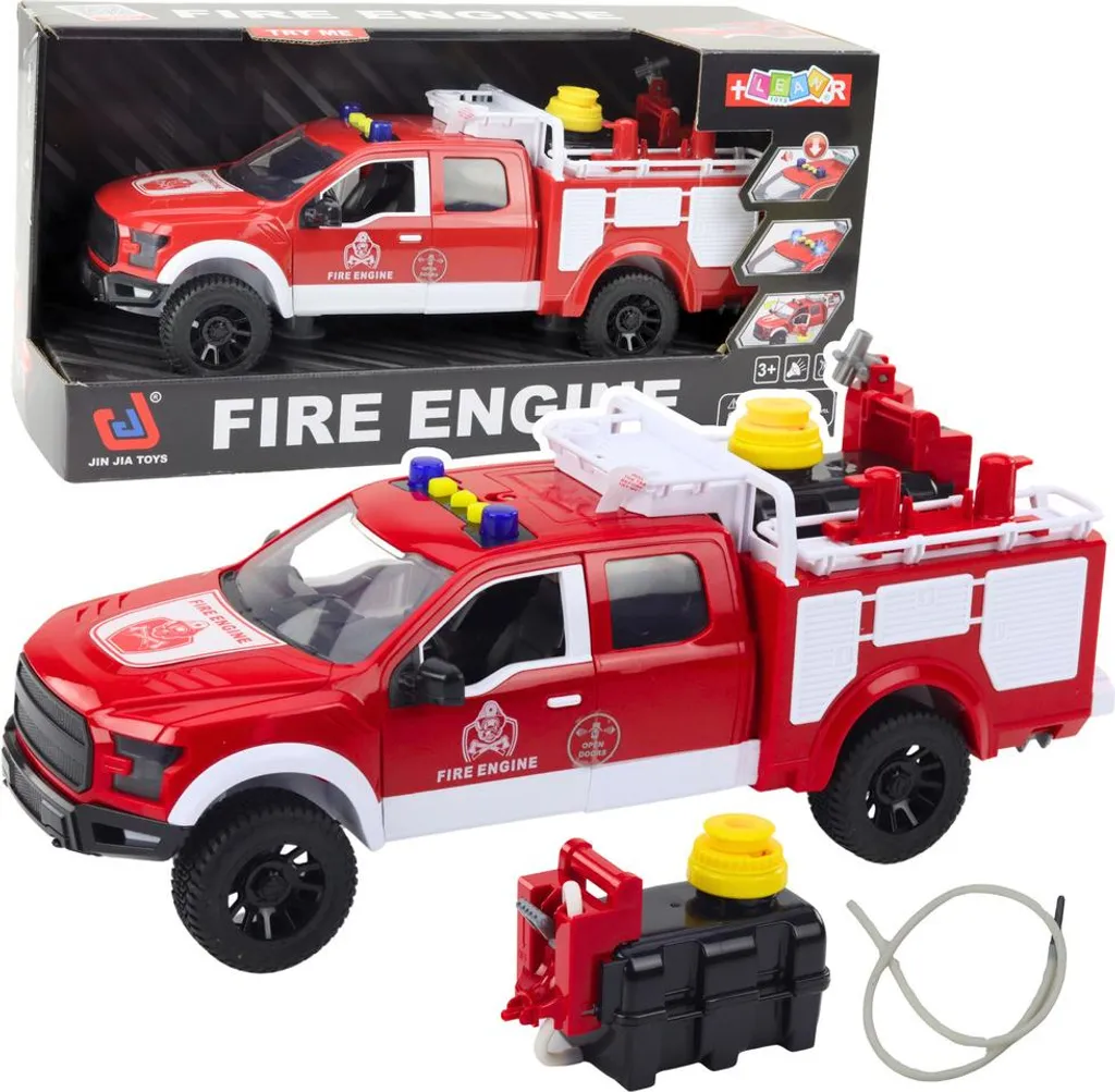 Camion de pompiers interactif robuste pour occuper un enfant sans écran