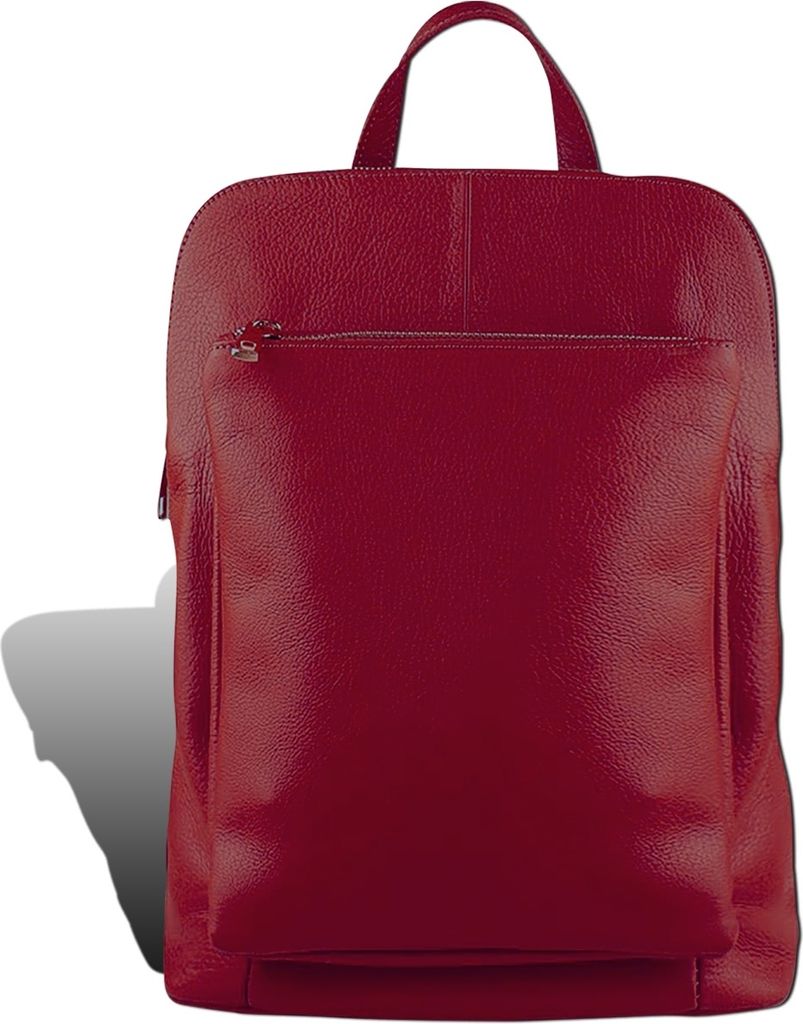 Cityrucksack dunkelrot Florence Rucksack Leder D2OTF610D
