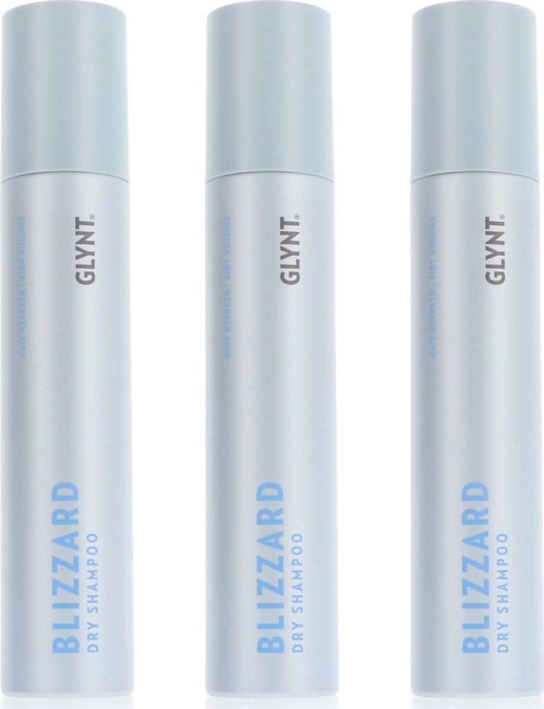 Glynt Blizzard Dry Shampoo 3 x 200 ml Trockenshampoo Set Produktbild 