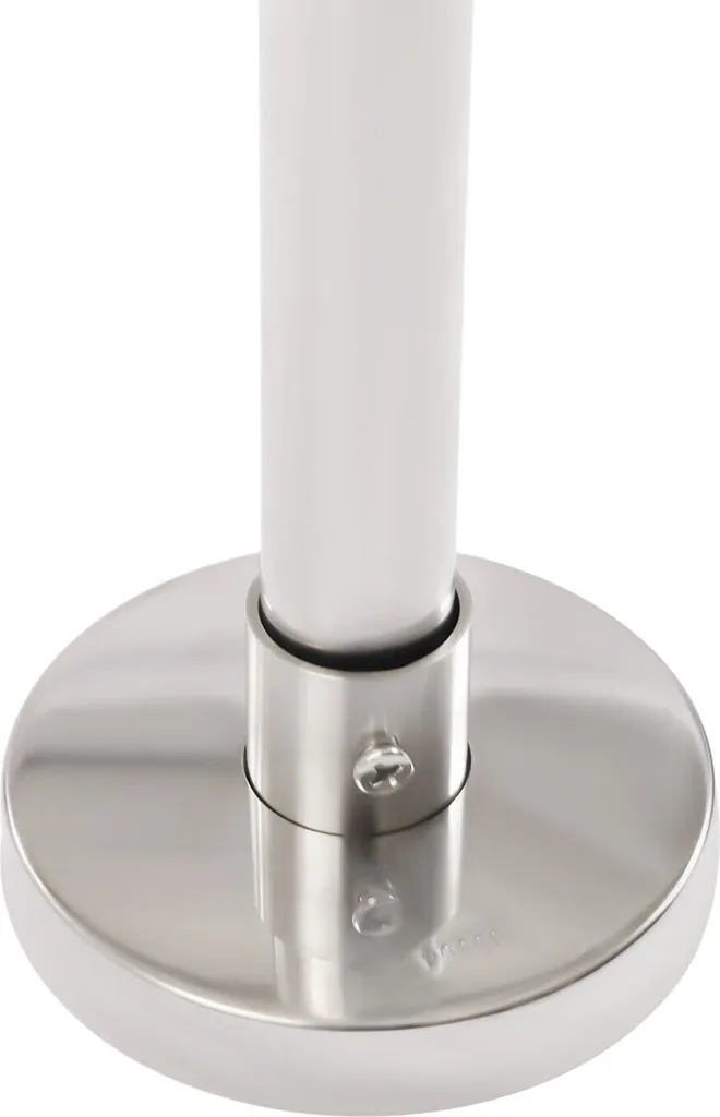 Tringle à rideau de douche extensible en acier inoxydable pour angle - 8