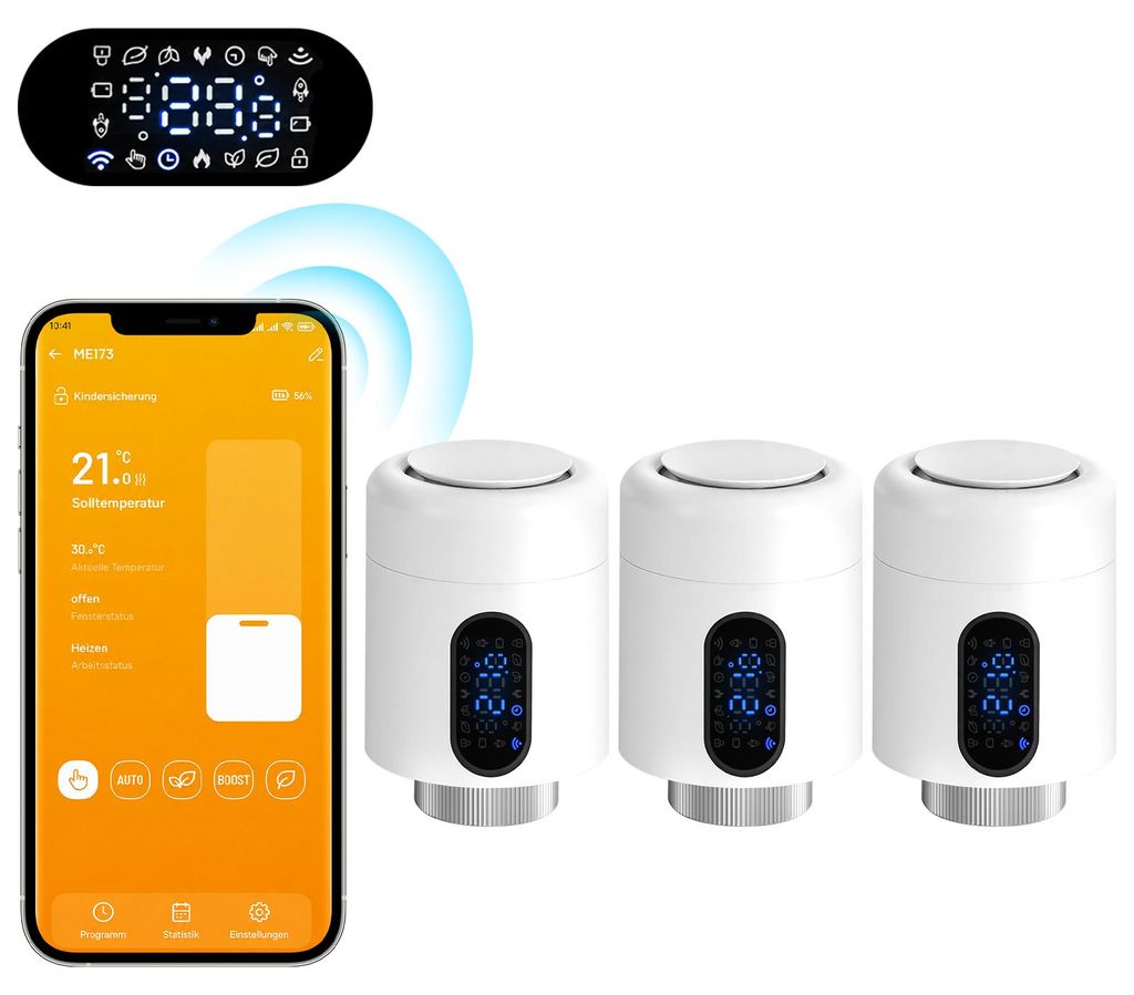 Peviasot, inteligentný termostat na radiátor s Wi-Fi, Obrázok produktu 