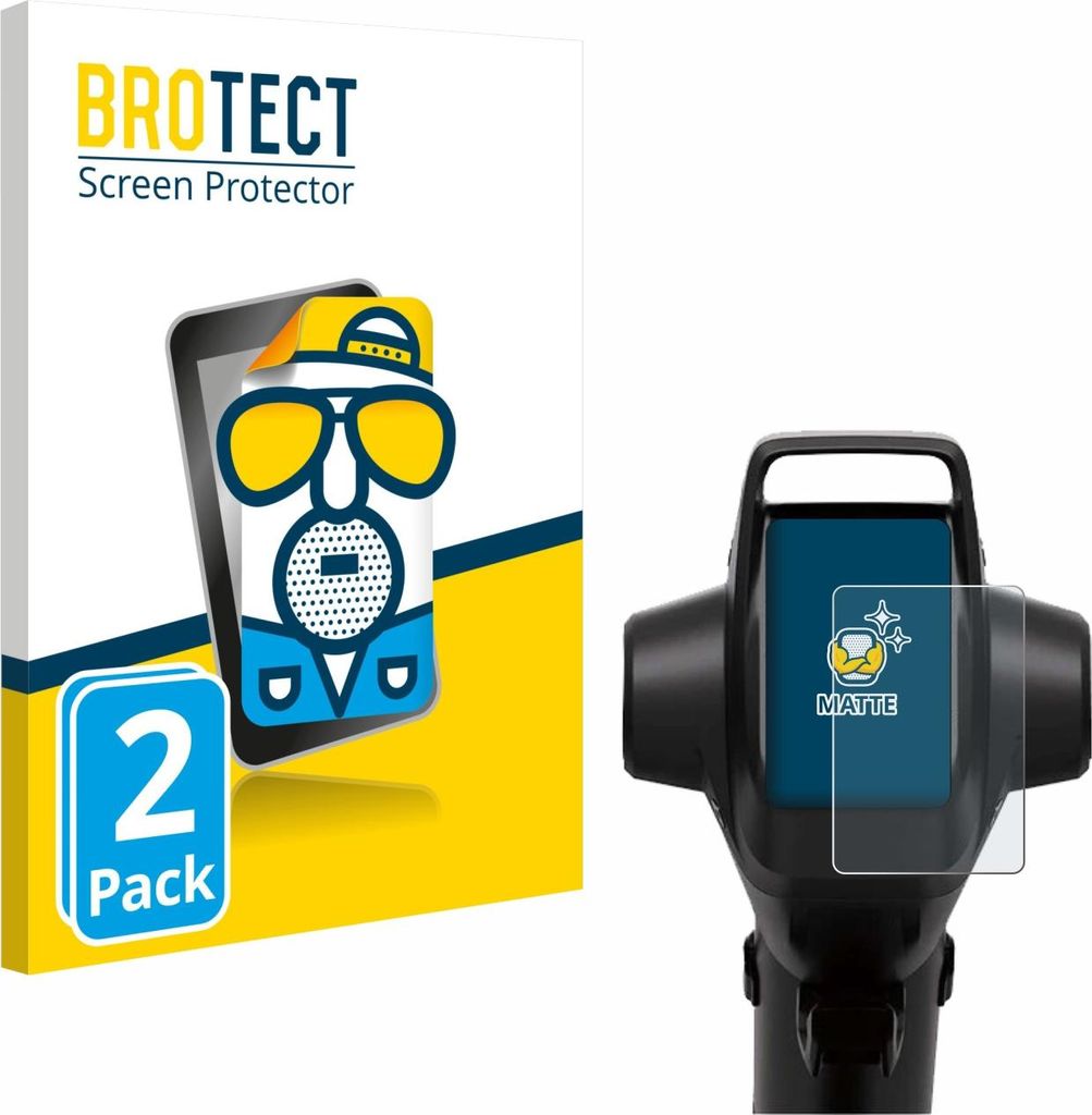 2x BROTECT Schutzfolie für Segway GT3 Pro Displayschutz Displayschutzfolie Folie Matt Entspiegelungsfolie
