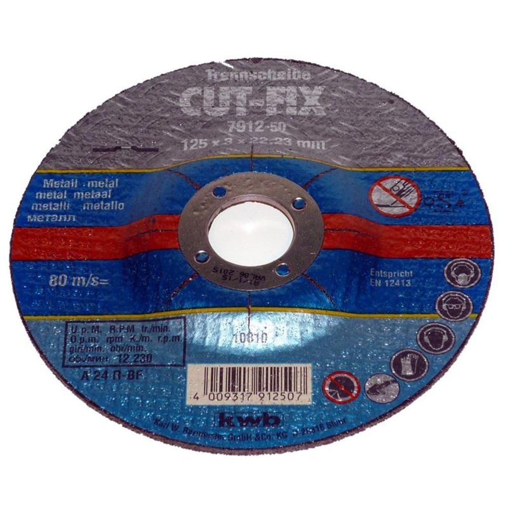 kwb 791250 Winkelschleifer-Zubehör Schneidedisk