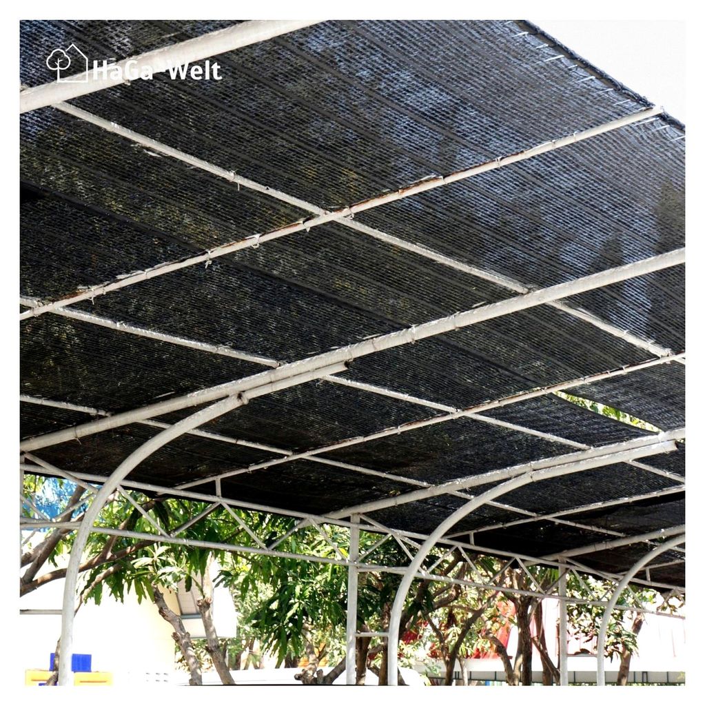Schattiernetz 1 m Breite mit 40% Schattierwirkung – Hitzeschutz und Sonnenschutz für Pflanzen – Sichtschutz für Balkon und Terrassen Sonnense...