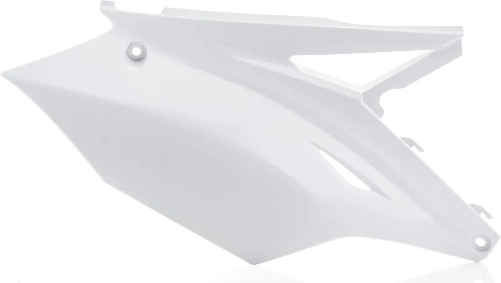 Plaque latérale blanche Acerbis pour Kawasaki KXF 450 - Look USA Racing