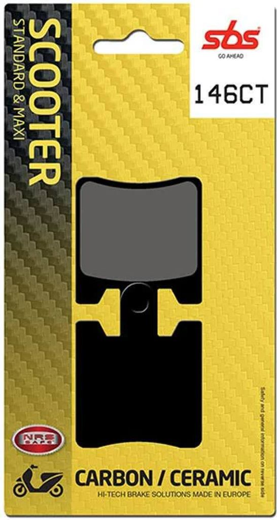 Scooterbelag SBS 146CT (Satz pro Scheibe) Carbon Tech