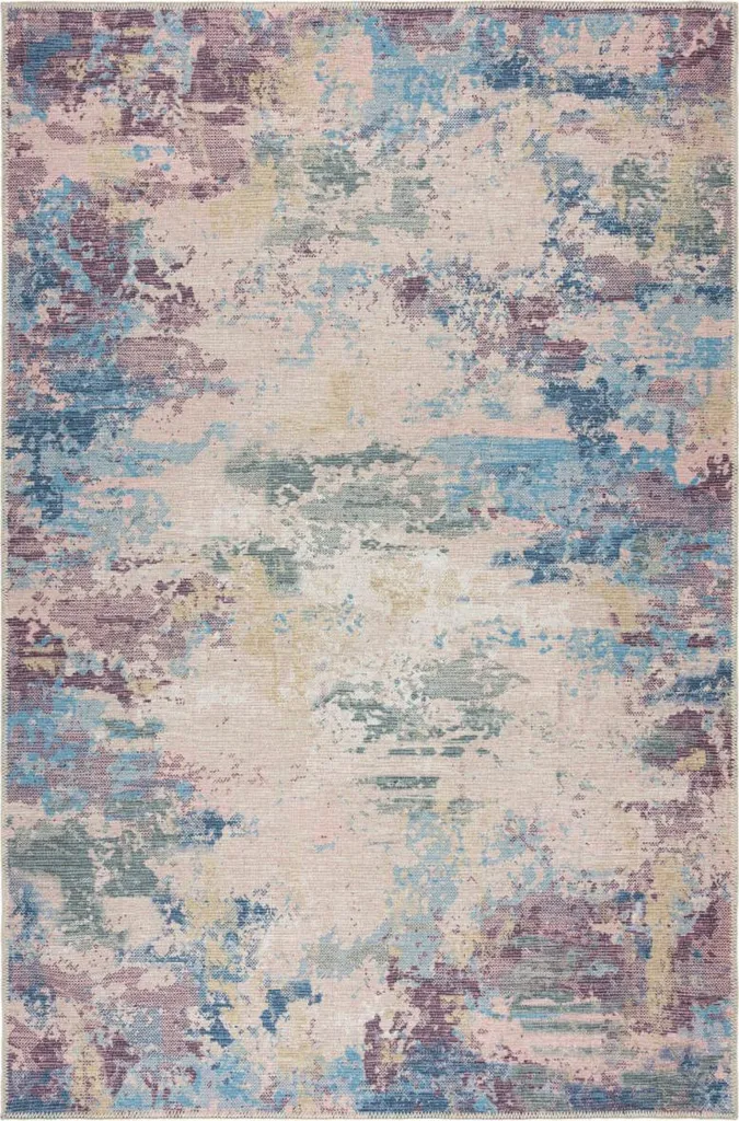Tapis de Couloir Abstrait Hebden Reid 80x150 cm pour Entrée Moderne