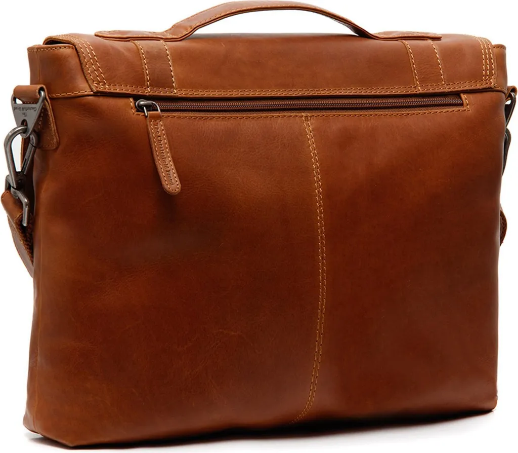 Serviette en cuir marron clair Veneto pour ordinateur portable professionnel - 2