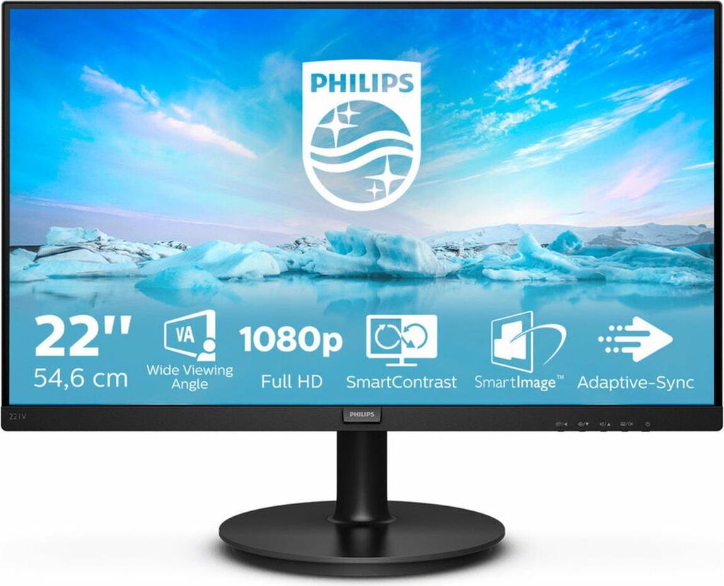 Philips V Line 221V8A/00 LED display 54 6 cm (21.5 Zoll) Produktbild 