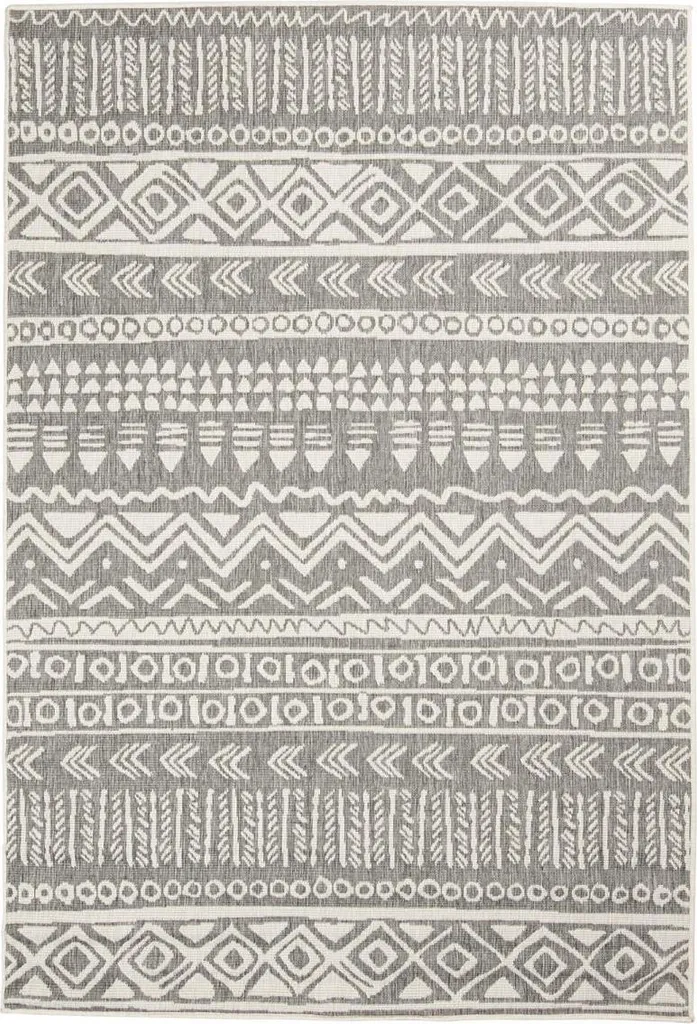 Tapis d'extérieur réversible EX1 LISI Kelim - Tapis de terrasse 120x180