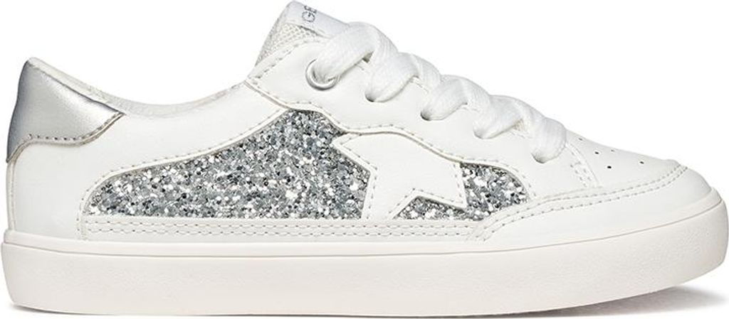 GEOX GISLI, Sneaker in Weiß,kombiniert für Kinder, Größe 35 Produktbild 