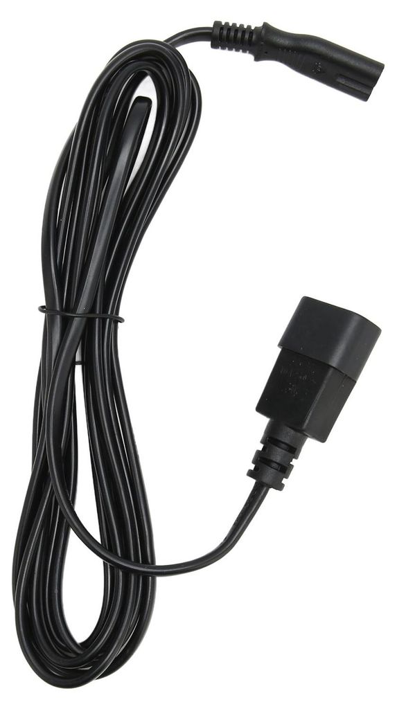 IEC320 C14 auf C7 Netzkabel 10 A 250 V 2500 W männlich Produktbild 