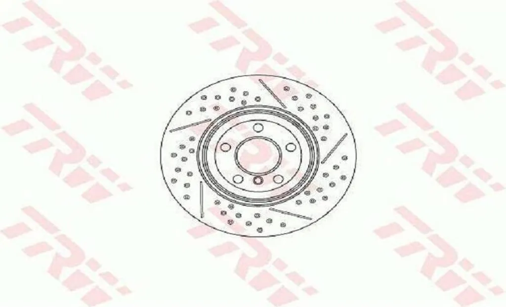 Disques de Frein Haute Performance TRW DF6601S 345mm Ventilé BMW 3