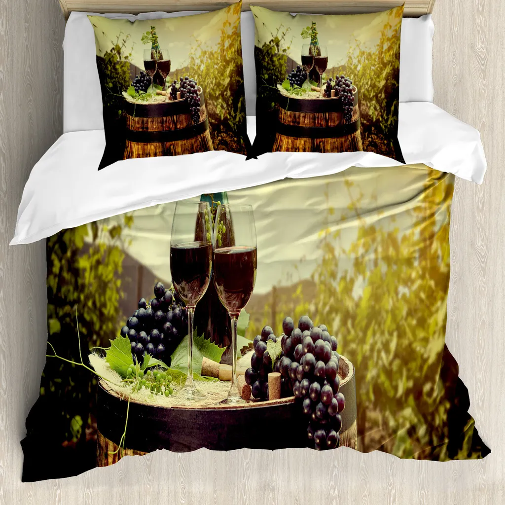 Housse de couette zippée facile à laver pour allergiques 200x200 cm vert
