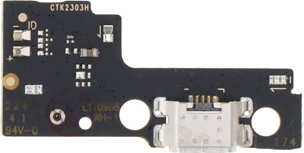 Clappio, Ersatzteil Micro-USB Ladebuchse für Xiaomi Redmi 12C, Schwarz