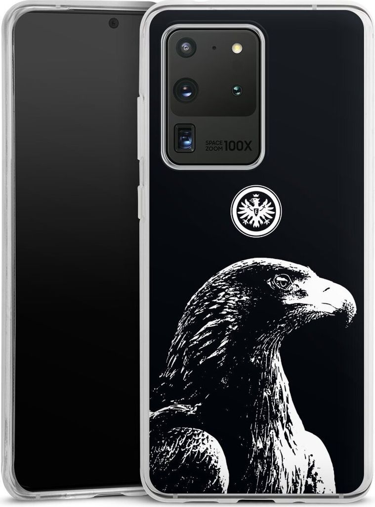 DeinDesign Handyhülle für Samsung Galaxy S20 Ultra Silikon Hülle Case Smartphone Schutzhülle Eintracht Frankfurt Offizielles Lizenzprodukt Attila