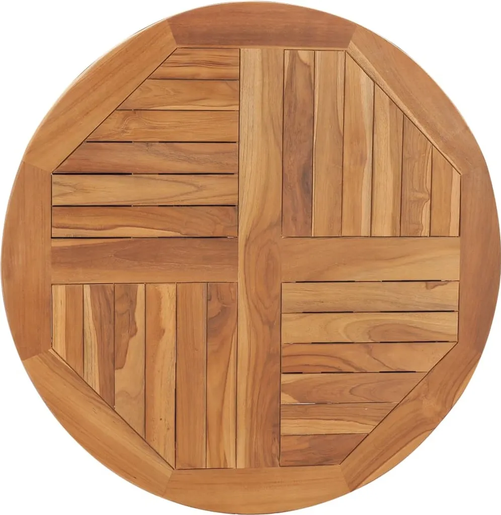 Plateau de Table en Bois pour Intérieur et Extérieur Couvert 80 cm