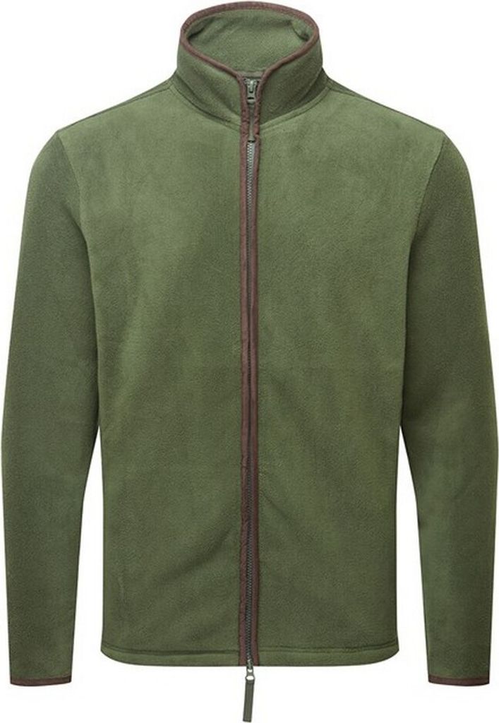 Premier - "Artisan" Fleecejacke für Herren RW9028 (XXL) (Moos Grün/Braun)