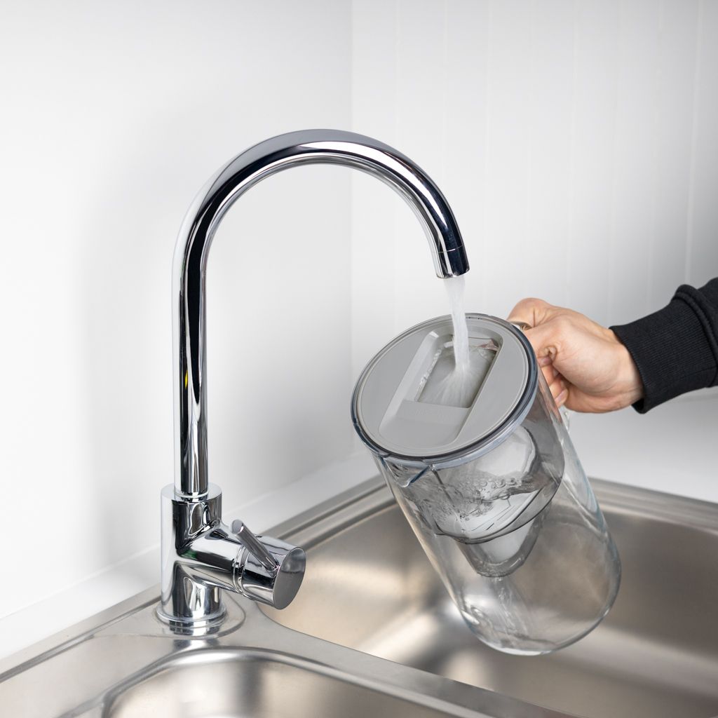 Wessper Wasserfilterkanne aus Glas 3 L Kompatibel mit Produktbild 3