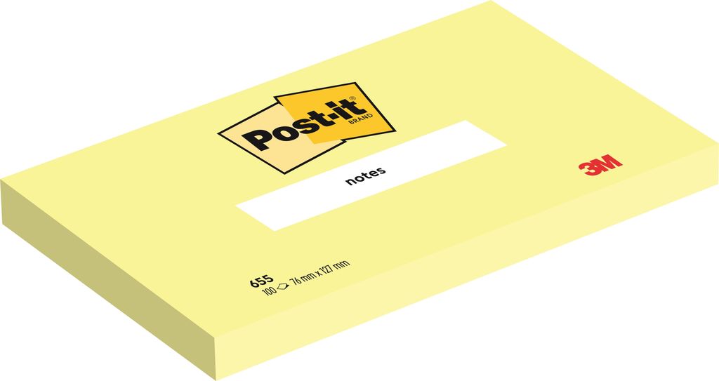 Post-It 655M - 7,6 cm - 12,7 cm - 100 Blätter (000655) Zdjęcie produktu 