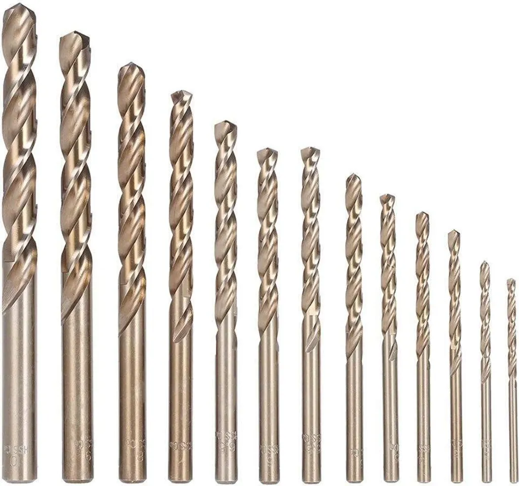 Punta Acciaio Inox HSSE Co5 DIN 338 5mm | 10 Pezzi Cobalto M35