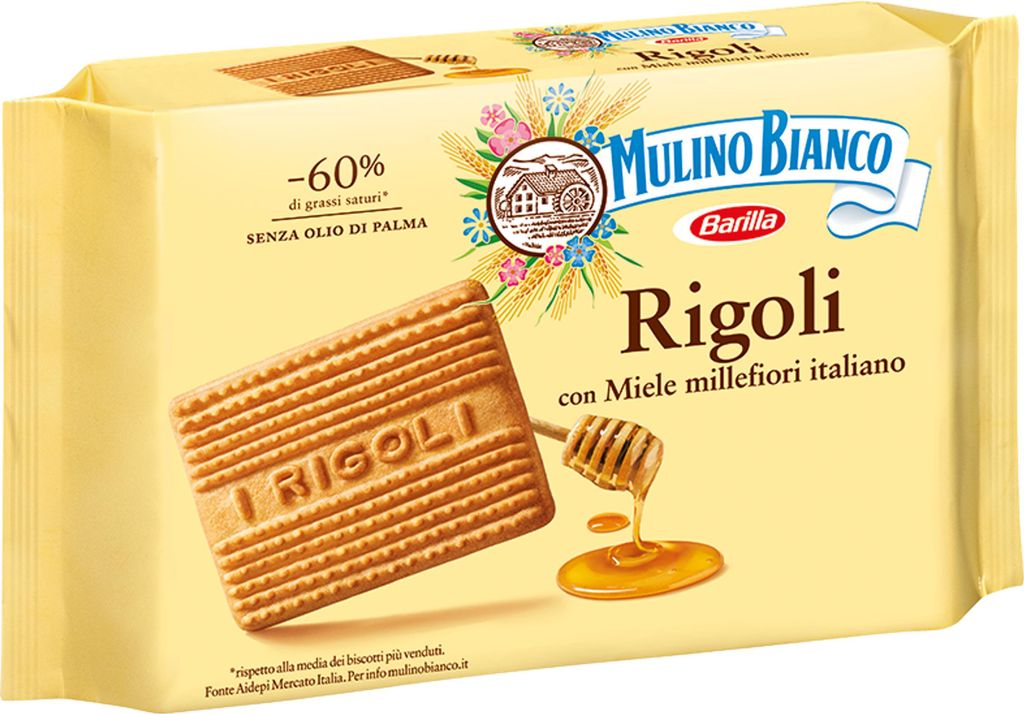 Mulino Bianco Rigoli 800g włoskie ciastka kruche z miodem Zdjęcie produktu 