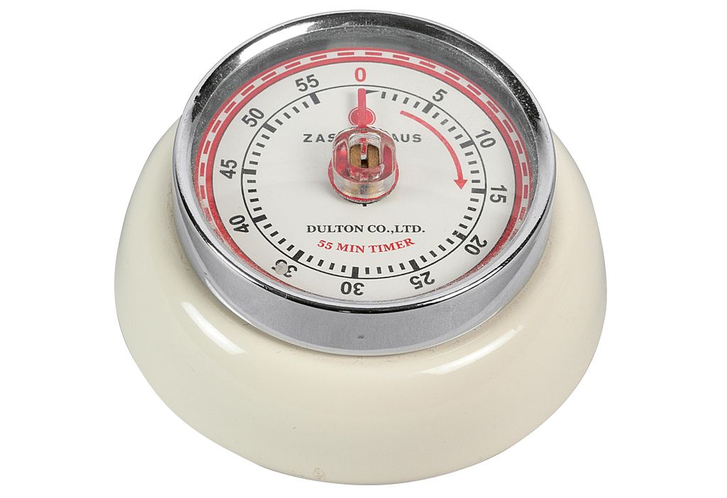 ZASSENHAUS Kurzzeitmesser Retro-Look 3cm Ø7cm creme Produktbild 