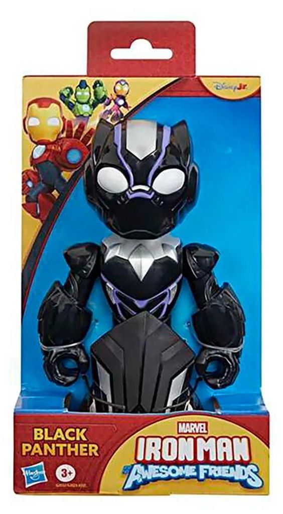 Hasbro Black Panther Iron Man Friends Figur Kinder One Size