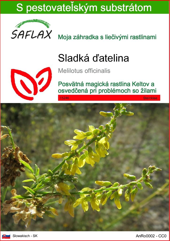 SAFLAX - sladká ďatelina - Melilotus officinalis - 250 Obrázok produktu 