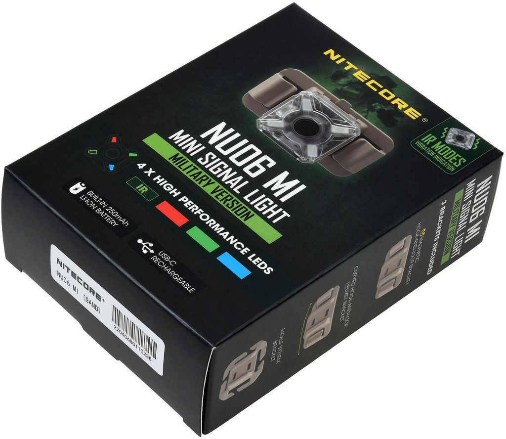 Nitecore NU06 MI mehrfarbige Signal-Leuchte, Signal-Lampe Produktbild 