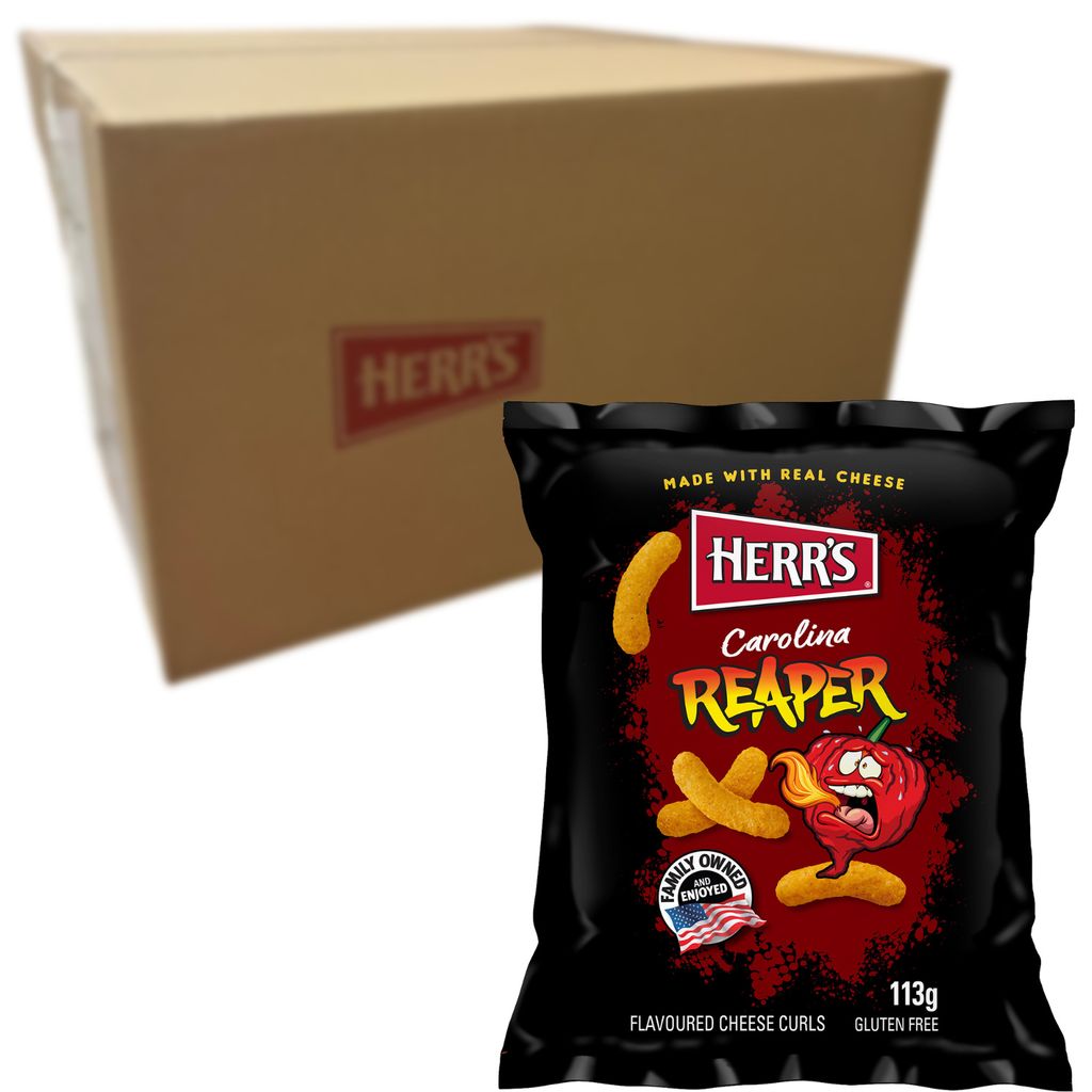 HERR'S - Käseflips Carolina Reaper - 12 X 113 GR - Produktbild 