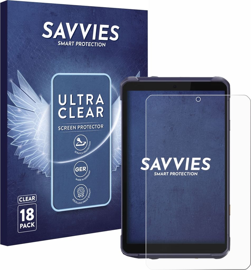 18x Für CHCNAV LT800 Schutzfolie Savvies Displayschutz Display Schutz Folie Klar Transparent