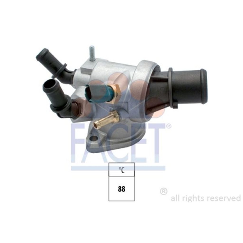 1 Thermostat, Kühlmittel FACET 7.8669 Italy - OE Equivalent für FIAT