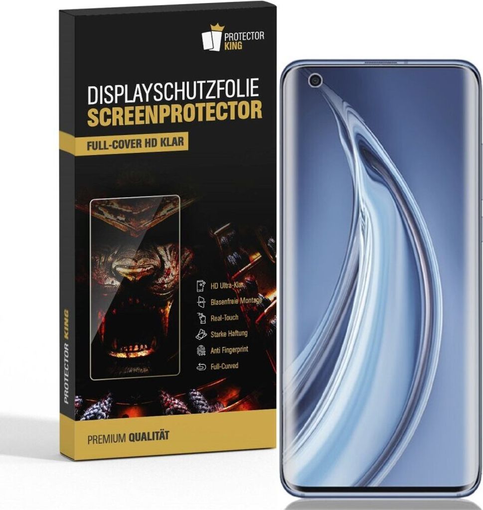6x Displayfolie für Xiaomi Mi 10 Pro FULL COVER Displayschutzfolie HD KLAR